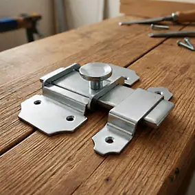 Verrou à pêne plat en acier 40 mm Abus