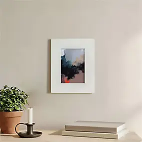 Cadre photo blanc Lissea l.18 x H.24 cm
