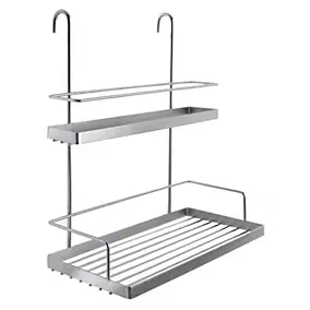 Etagère 2 niveaux inox l. 30 cm Factory Form