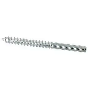 4 vis double filet pour bois acier brut Diall ø8 x l.60mm