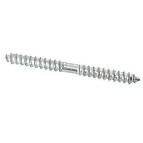 5 vis double filet pour bois acier zingué Diall Ø4 x l.40mm
