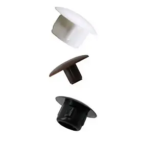 8 obturateurs / cache-trous Plastique Brun ø8 mm