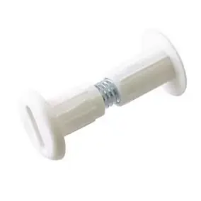 4 vis liaison plastique/acier blanc Diall M6 Ø8 x L.15 x Ep.30 mm