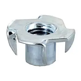 4 écrous à frapper Acier M10 ø25 mm x H. 12 mm