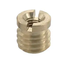 4 écrous cuvettes Laiton L, 12 mm x l. 12 mm