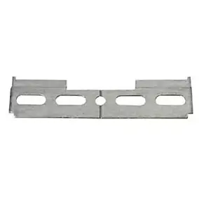 2 Profils d'accrochage double Z Acier zingué 110x43 mm