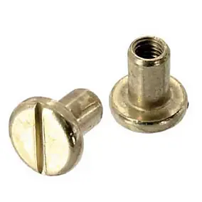 4 écrous borgnes Laiton M6 ø15 mm x L. 17 mm