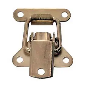 Fermoir levier Acier laitonné l. 33 mm x H. 60 mm