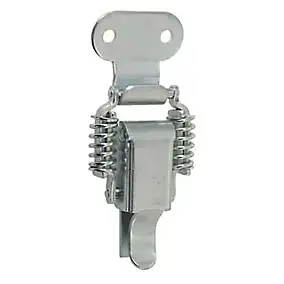 Fermoir à ressort Diall acier zingué H. 74 x l. 47 mm