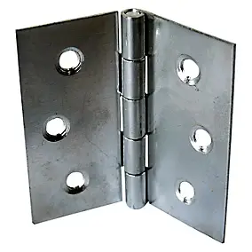 2 charnières acier zingué Diall 30 x 30 mm