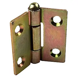 2 charnières démontables acier bichromaté Diall 50 x 50 mm
