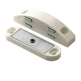 2 loqueteaux Blanc 6 kg Entraxe 45 Diall