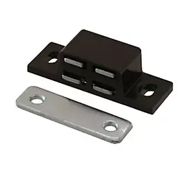 Loqueteau marron 4 kg entraxe 34mm Diall vendu par 2