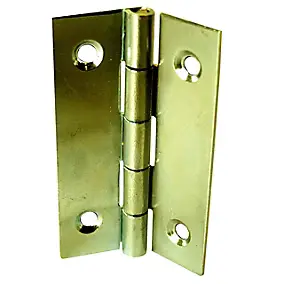 25 charnières acier laitonné Diall 35 x 22 mm