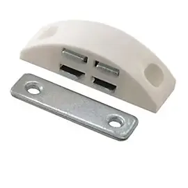 8 loqueteaux Blanc 4 kg entraxe 34mm Diall