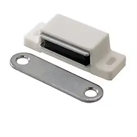 Loqueteau blanc 6 kg entraxe 38mm Diall vendu par 8 pièces