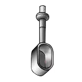 2 supports aluminium blanc pour tringle de penderie 3 x 1,5 cm