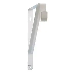 Equerre intérieur acier blanc Ø2,5 cm