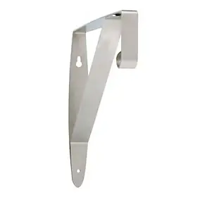 Équerre intérieur pour kit extérieur Mottez, nickel