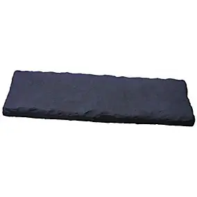 Couvre mur plat Idee Pierre coloris graphite L.50 x l.23 x ép.30 mm