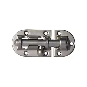 Verrou à pêne rond en acier 60 mm Abus