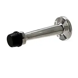 Butoir de porte long DIALL inox poli Ø3,2 x l.7,7 cm