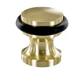 Butoir de porte Diall zamak laitonné doré Ø2,9 cm