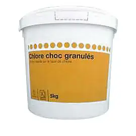 Chlore Choc Granules 5kg pour Piscine