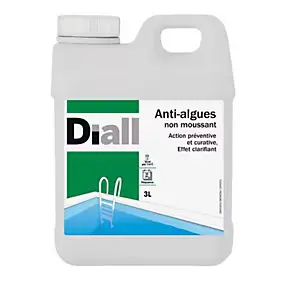 Anti-Algues Non Moussant 3L pour Piscine