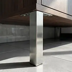 2 pieds pour meuble de salle de bains Cooke & Lewis 30 cm
