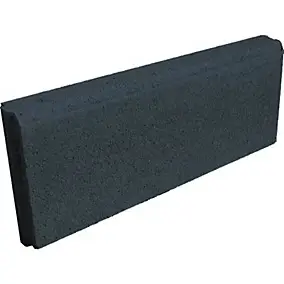 Bordure droite noire 50 x 20 cm, ép.5 cm