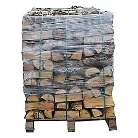 Bois de chauffage bûches 33 cm – 2 stères – chêne, charme, hêtre – prêt à l’emploi – idéal poêle et cheminée – bois sec <20 % humidité