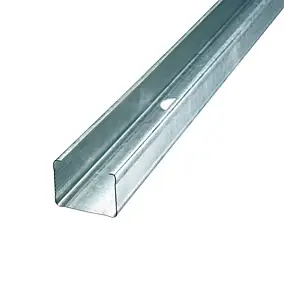 Montant M48 L. 2,49 m acier galvanisé pour cloison sèche - Lot de 10