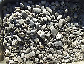 Mélange de sable et gravier +/-1m3 V6 en vrac