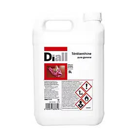 Essence de térébenthine pure gemme Diall 5L