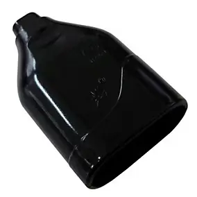 Fiche femelle noir glossy 6A Diall 2 pôles
