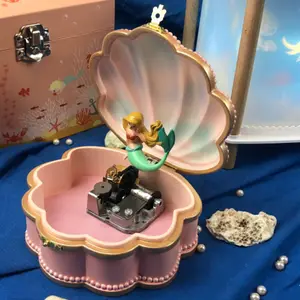 Boite à bijoux musicale Coquillage Collector Sirène