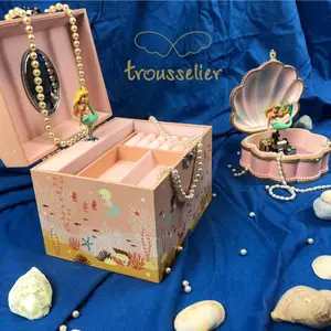 Boîte à bijoux musicale Sirène