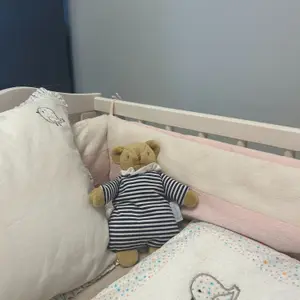 Doudou avec hochet Ours Marinière