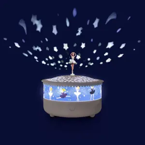 Veilleuse projecteur d'étoiles Ballerine rechargeable
