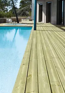 Lame de terrasse 4,2 m vert