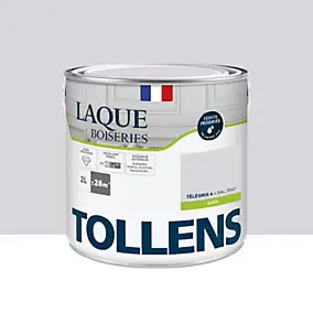 Laque boiseries et métal Tollens RAL 7047 télégris 4 satin 2L