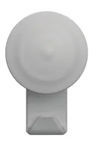 2 patères pour sèche-serviettes blanc, Noirot Flobain