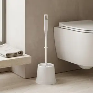 Pot à balai "First" blanc - H. 39 cm x l. 13 cm