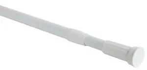Barre de douche "Clipper" blanche 70 - 120 cm