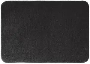 Tapis de bain "Smooth" noir - 50 X 70 cm