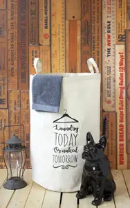 Panier à linge 48 L "Tomorrow" Ecru