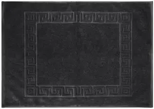 Tapis de bain "Tendance" noir 50 x 70 cm