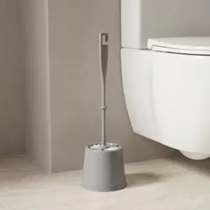 Pot à balai WC FIRST gris