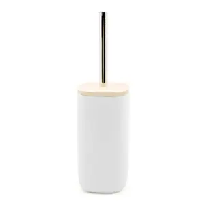 Pot à balai "Ova" en céramique / bois